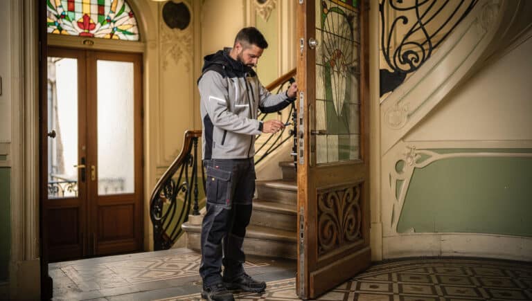 Serrurier SmithLock intervenant sur porte claquée à Ixelles – ouverture sans dégât en 30 minutes