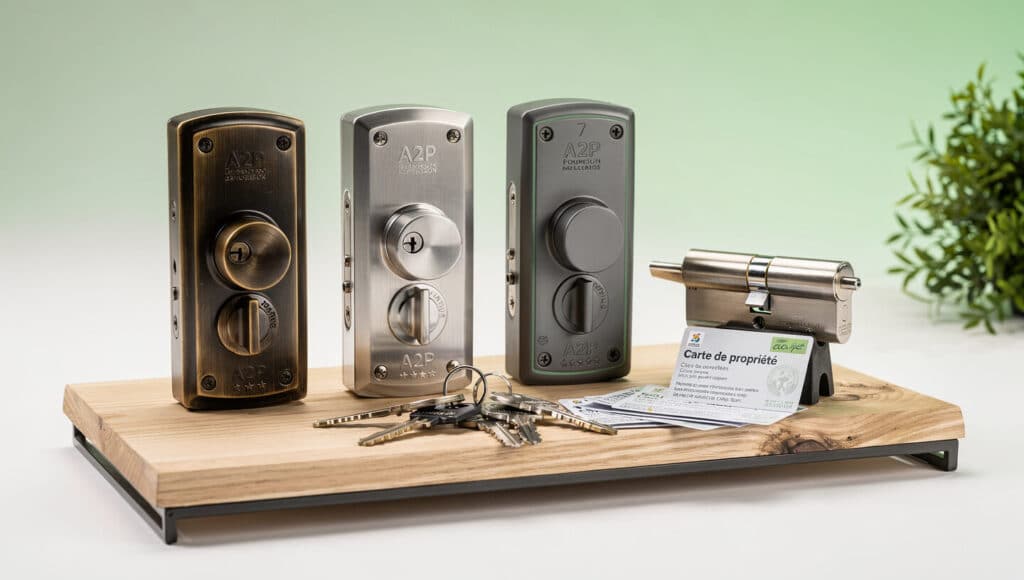 Gamme complète serrures multipoints 3, 5 et 7 points certifiées A2P haute sécurité Watermael-Boitsfort