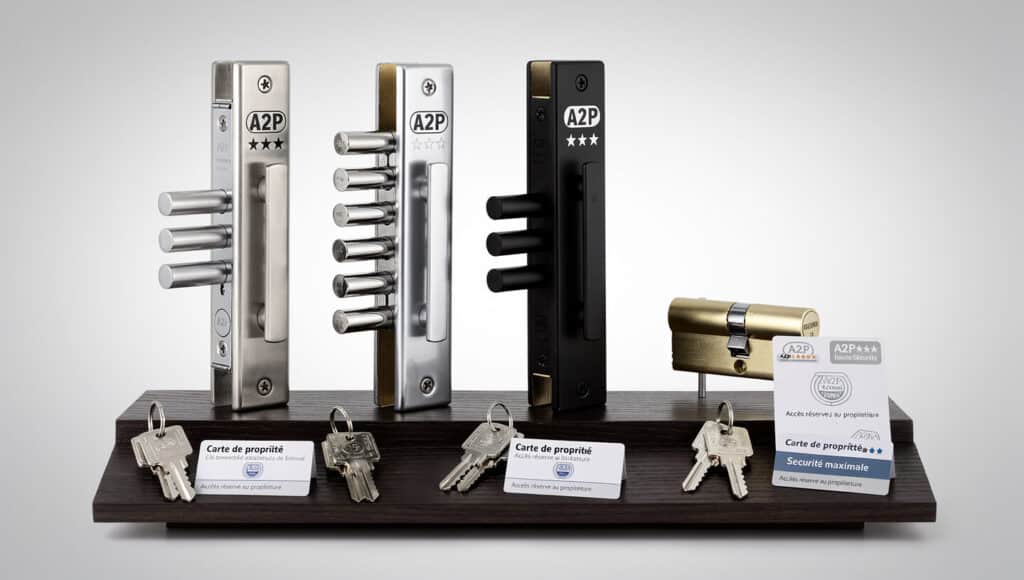 Gamme complète serrures multipoints 3, 5 et 7 points certifiées A2P haute sécurité pour Molenbeek