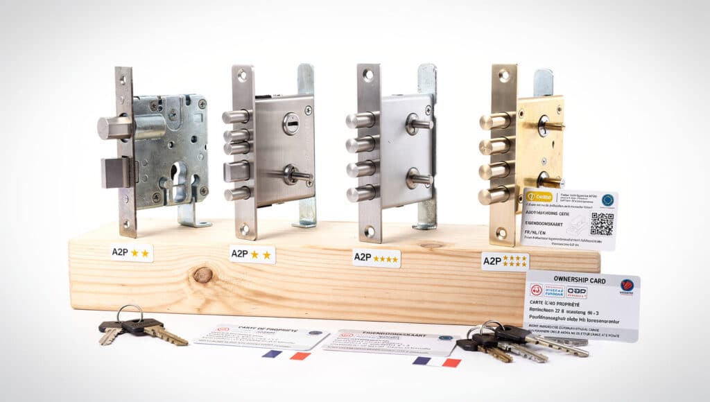 Gamme complète serrures multipoints 3, 5 et 7 points certifiées A2P qualité-prix Saint-Josse