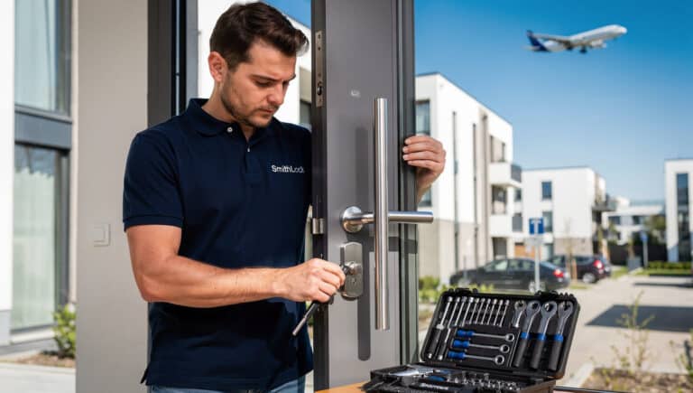 Serrurier SmithLock intervenant appartement Evere proche aéroport – Ouverture rapide 30 minutes urgence vol