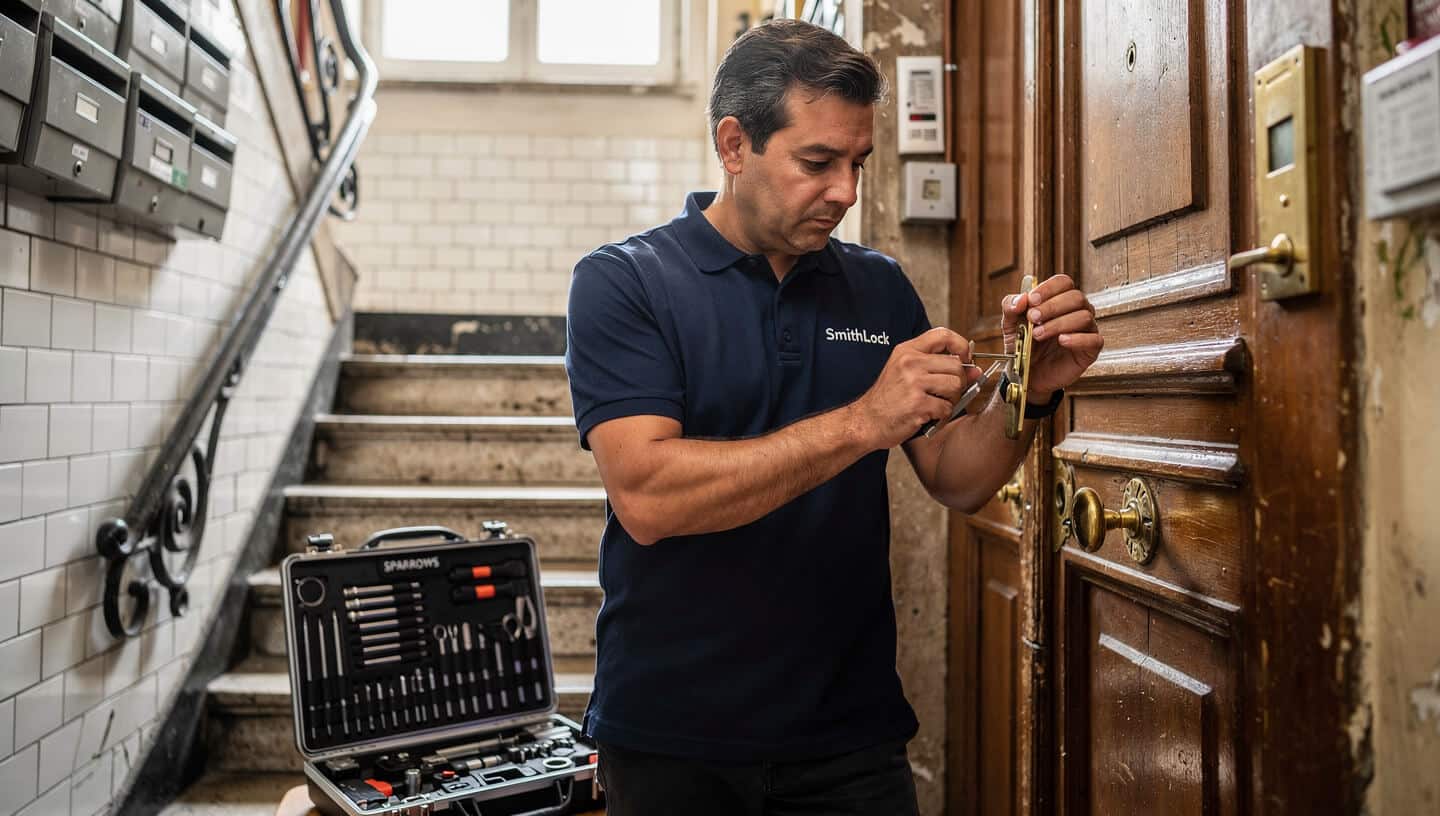 Serrurier SmithLock intervenant immeuble ancien Saint-Josse – Ouverture rapide 15 minutes centrale